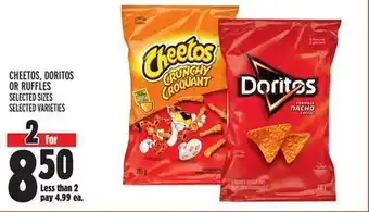 Metro Cheetos, doritos or ruffles offer
