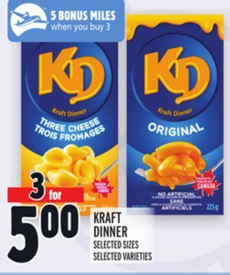 Metro Kraft dinner offer