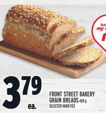 Metro Front street bakery grain breads offer