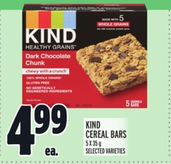 Metro Kind cereal bars offer
