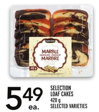 Metro Selection loaf cakes offer