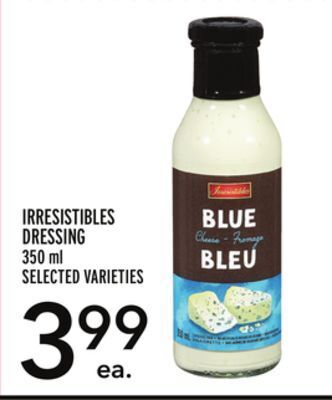 Metro Irresistibles dressing offer