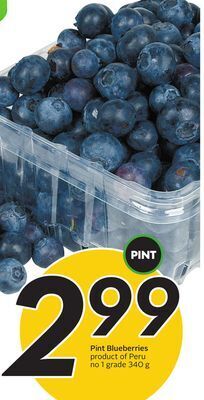Sobeys Pint blueberries offer