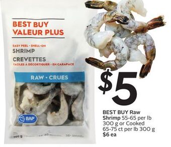 Sobeys Best buy raw shrimp offer
