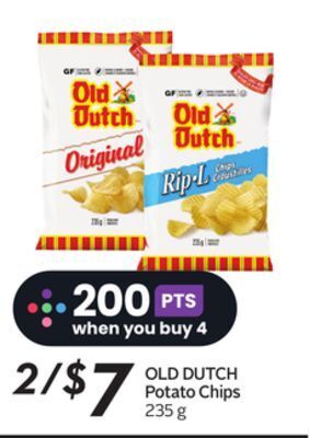 Sobeys Old dutch potato chips offer