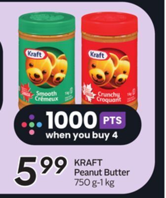 Sobeys Kraft peanut butter offer