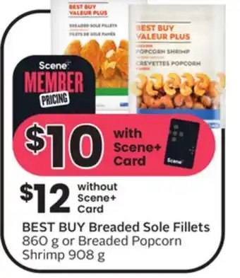 Sobeys Best buy breaded sole fillets offer