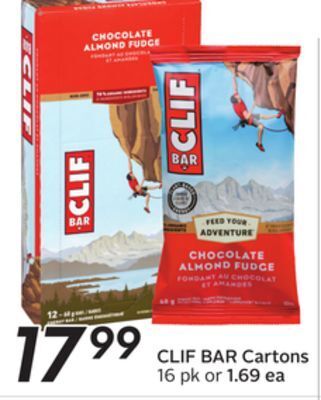 Sobeys Clif bar cartons offer