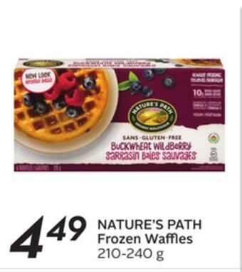 Sobeys Nature's path frozen waffles offer