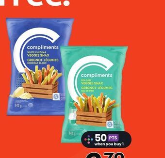 Sobeys Compliments veggie snax offer