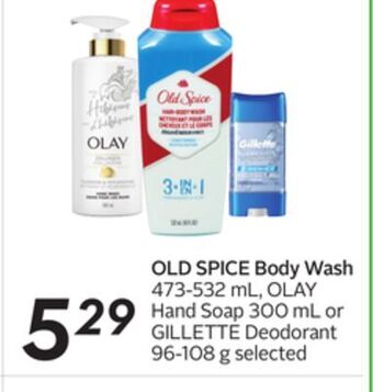 Sobeys Old spice body wash offer