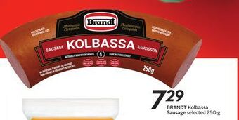 Sobeys Brandt kolbassa sausage offer