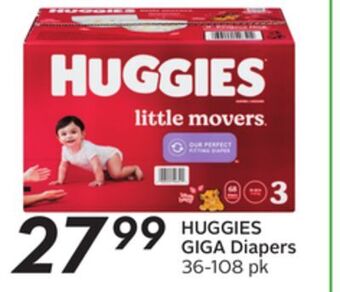 Sobeys Huggies giga diapers offer