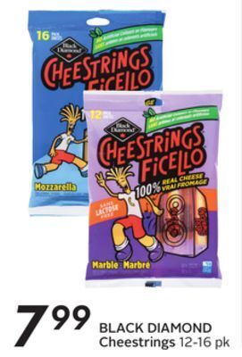 Sobeys Black diamond cheestrings offer