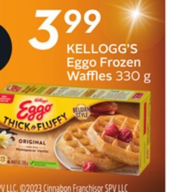 Sobeys Kellogg's eggo frozen waffles offer