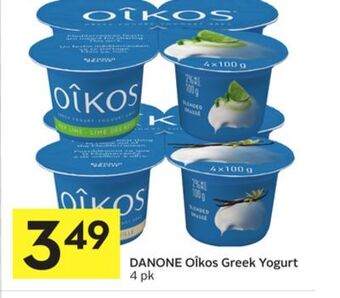 Foodland Danone oîkos greek yogurt 4 pk offer
