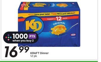Sobeys Kraft dinner offer
