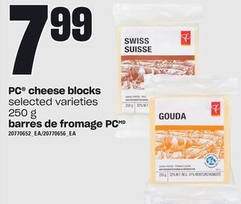 Independent Grocer Pc® cheese blocks, 250 g offer