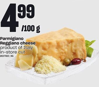 Loblaws Parmigiano reggiano cheese offer