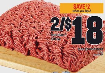 Loblaws Lean ground beef, 1 kg offer
