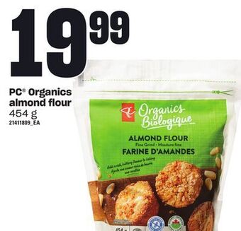 Loblaws Pc organics almond flour, 454 g offer