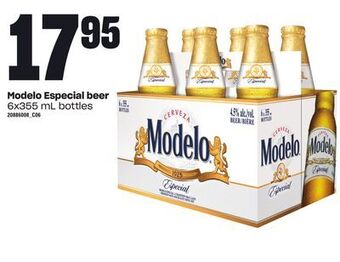 Loblaws Modelo especial beer, 6x355 ml bottles offer