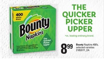 Loblaws Bounty napkins, 400's, offer