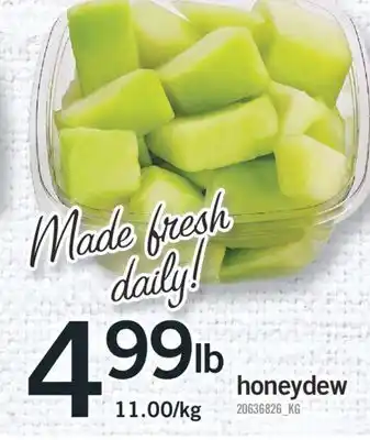 Fortinos Honeydew offer