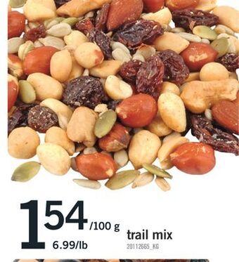 Fortinos Trail mix offer