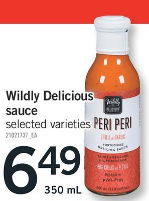 Fortinos Wildly delicious sauce, 350 ml offer