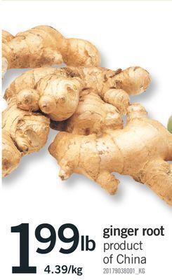 Fortinos Ginger root offer