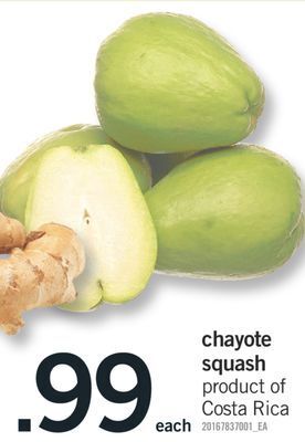 Fortinos Chayote squash offer
