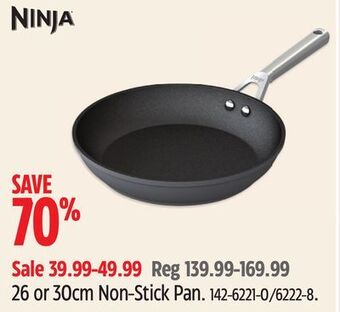 Canadian Tire Ninja 26 or 30cm non-stick pan offer