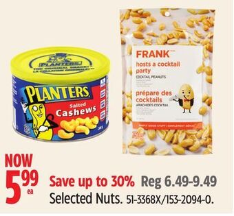 Canadian Tire Selected nuts offer