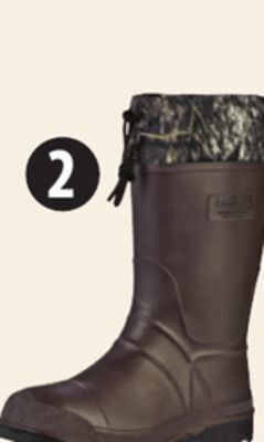 Canadian Tire Kamik bushmaster 100% waterproof hunting boots offer