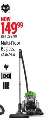 Canadian Tire Hoover multi-floor bagless offer