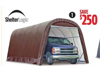 Canadian Tire Shelterlogic roundtop shelter, 10 x 20 x 8' offer