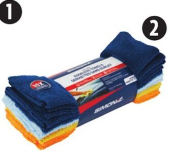 Canadian Tire Simoniz microfibre cloths, 14-pk offer