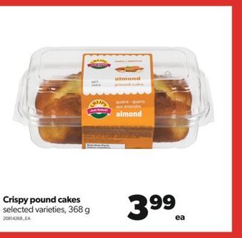 Real Canadian Superstore Crispy pound cakes, 368 g offer