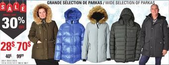 Sushi Shop Wide selection of parkas offer