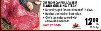 Farm Boy Cut from canada aaa beef flank grilling steak offer