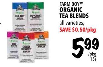 Farm Boy Farm boy™ organic tea blends offer
