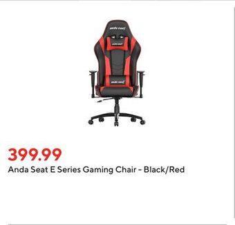 Staples Anda seat e series gaming chair - black/red offer