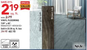RONA Style selections vinyl flooring 7.09" x 48" offer