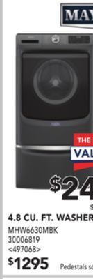 RONA Maytag 4.8 cu. ft. washer offer