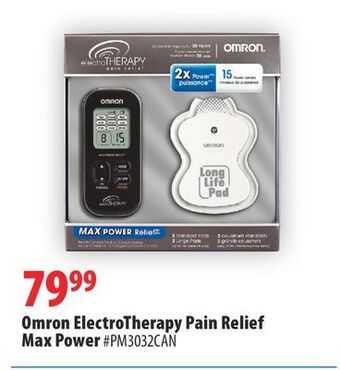 London Drugs Omron electrotherapy pain relief max power offer