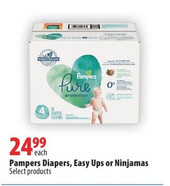 London Drugs Pampers diapers, easy ups or ninjamas offer