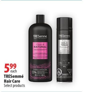 London Drugs Tresemmé hair care offer