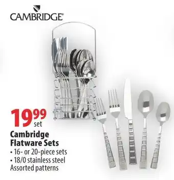 London Drugs Cambridge flatware sets offer