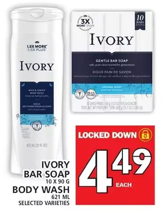 Food Basics Ivory bar soap | body wash offer